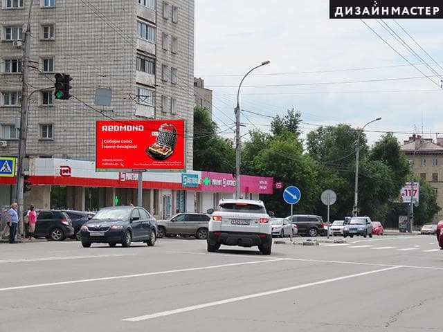 Новосибирск. Челюскинцев ул., 14/1, №2, м-н "Паркет Холл", сторона Б