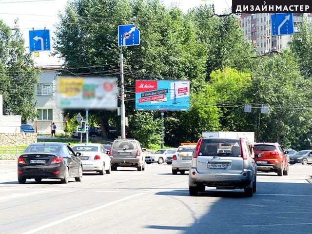 Новосибирск. Д. Ковальчук ул., Залесского ул., из центра, сторона А1