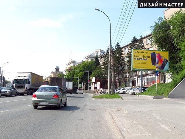 Новосибирск. Фабричная ул., 4, АЗС "Стандарт", сторона А