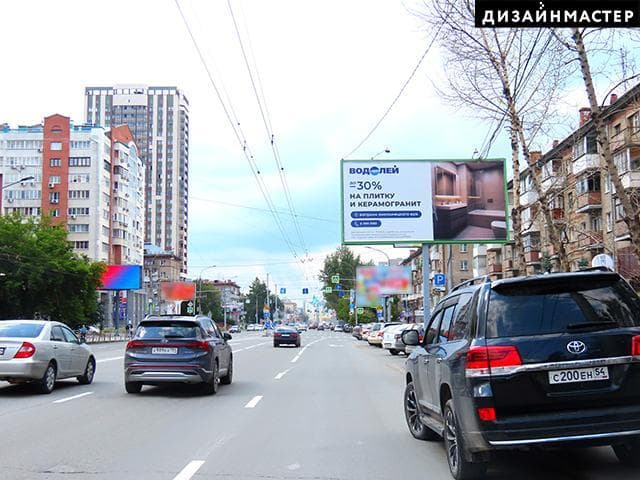 Новосибирск. Гоголя ул., 23, Семьи Шамшиных ул., м-н "Планета Электрика", сторона А