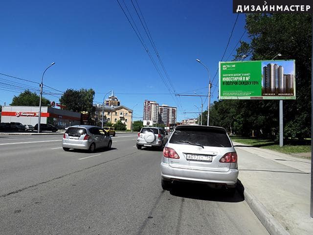 Новосибирск. Гоголя ул., Дзержинского пр., 1/1, сторона А