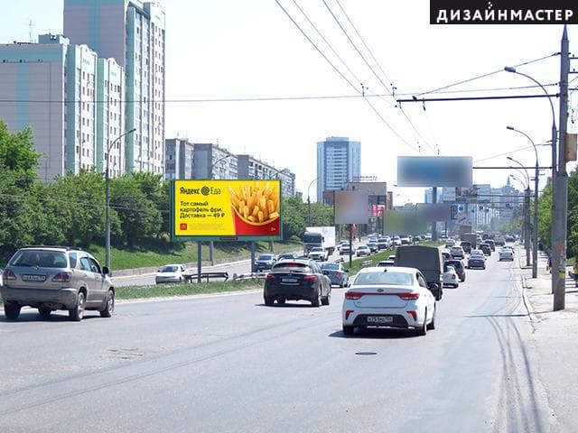 Новосибирск. Ипподромская ул., Кавалерийская ул., АЗС "Беркут", р/п, сторона А1