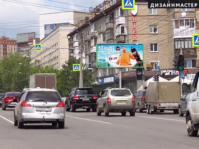 Новосибирск. Ипподромская ул., Танковая ул., Народная ул., 1, сторона А1