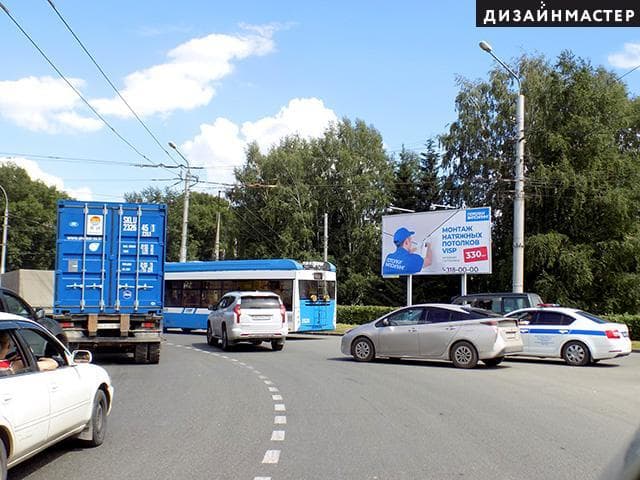 Новосибирск. Кирова пл., Петухова ул., Сибиряков-Гвардейцев ул., сторона А