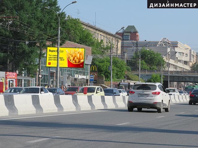 Новосибирск. Красный пр., 88, ТВК "Праздничный зал", сторона Б