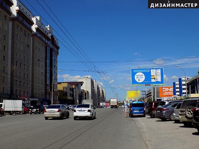 Новосибирск. Покрышкина ул., Сибиряков-Гвардейцев ул., 22; "Новая" ост., сторона А