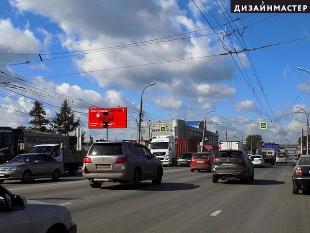 Новосибирск. Станционная ул., 16, ч/з дорогу, ост. Муз. школа, сторона Б
