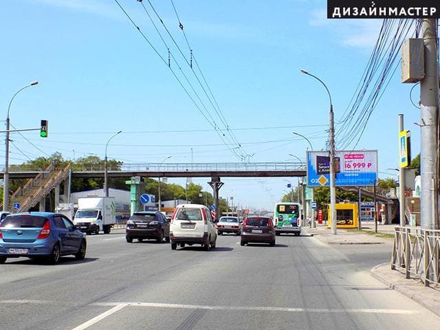 Новосибирск. Станционная ул., 30а, ост. Переходной мост, №1, сторона А