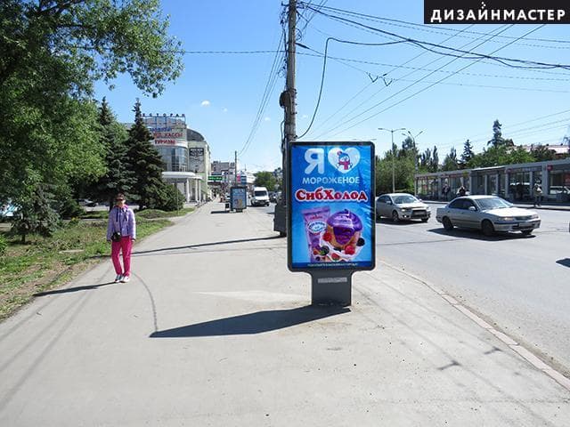 Реклама 1.2x1.8 по адресу Думская ул., 1, Городская Дума