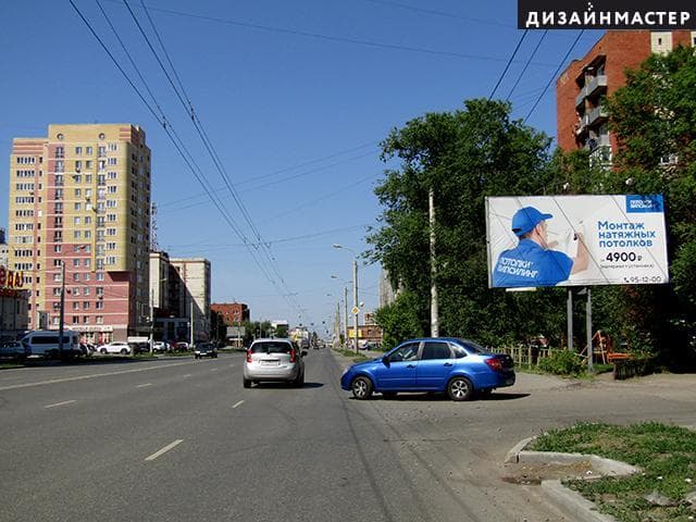 Омск. 10 лет Октября ул., 141, ост. 16-я Линия, сторона А