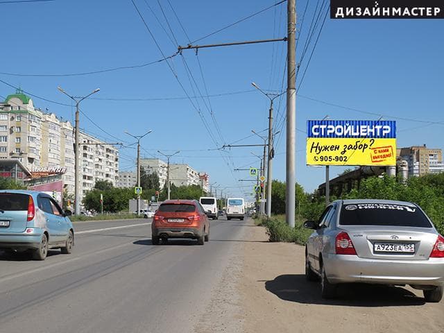 Омск. Дианова, ул., Комкова ул., напротив "Наш Магазин", сторона А