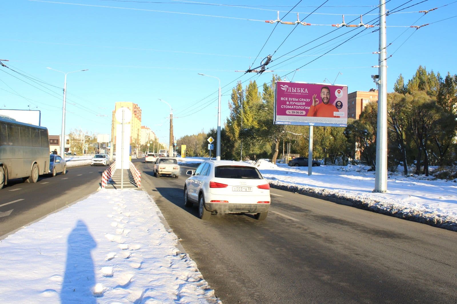 Омск. Комарова пр-т / Архитекторов б-р (ГМ "Магнит"), сторона А