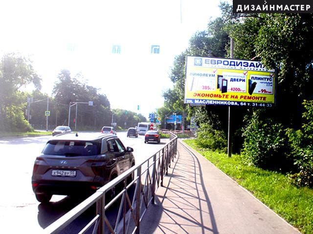 Омск. Королева пр., 32, ост. Агрохимцентр, сторона А
