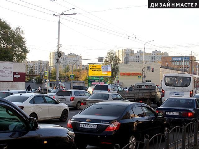 Омск. Красный путь ул., 85/1, Кемеровская ул., - DNS, ТК Айсберг, сторона Б1