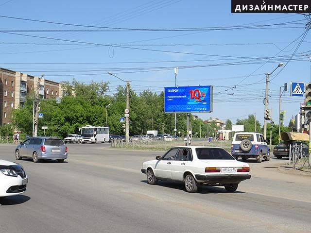 Омск. Новокирпичная ул., Станционная 6-я ул., 2 к2, сторона А1
