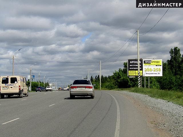Омск. Суворова ул. (подъезд к Кировской развязке), сторона А