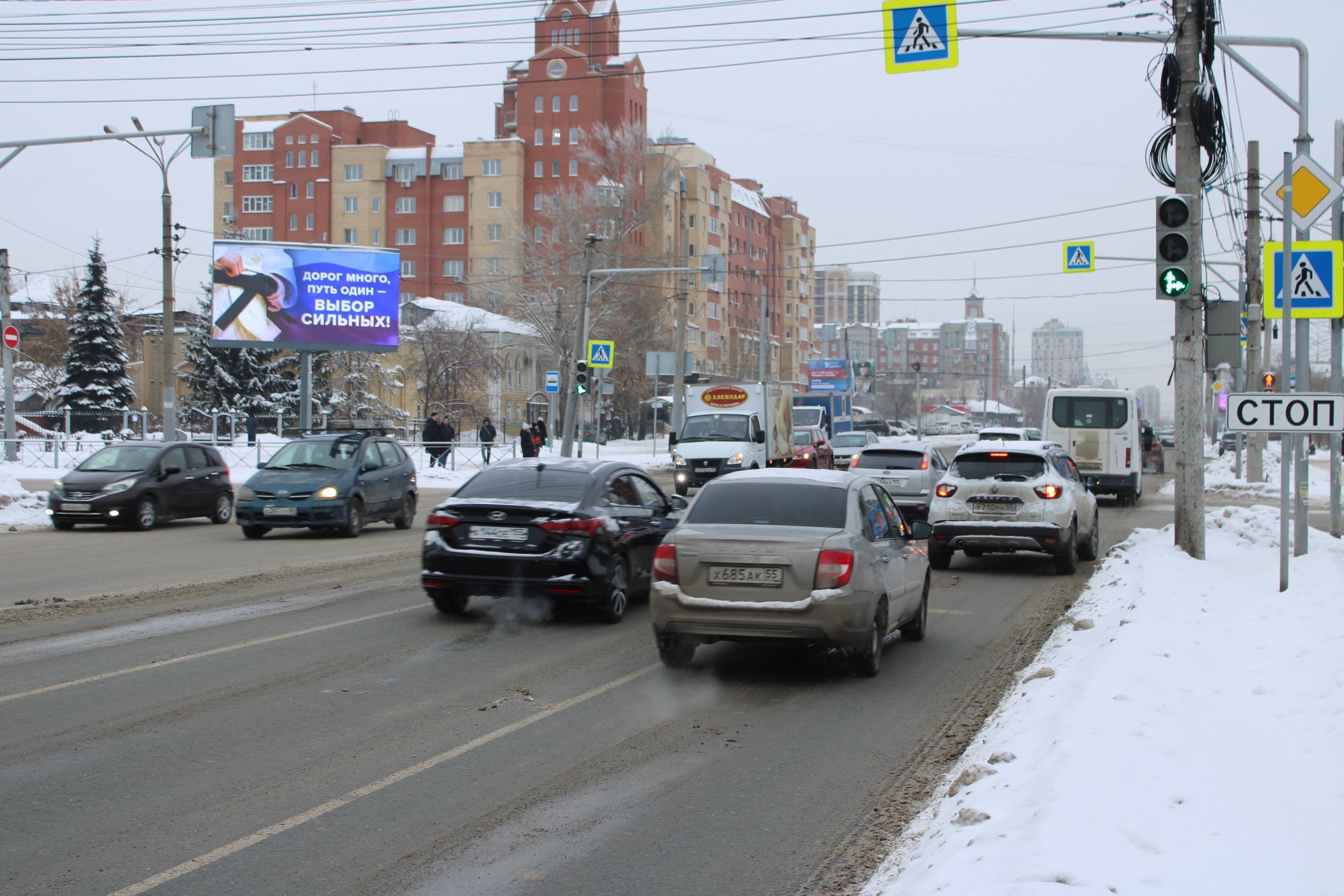 Омск. Жукова, ул., 51/1, Лермонтова, ул., сторона Б1