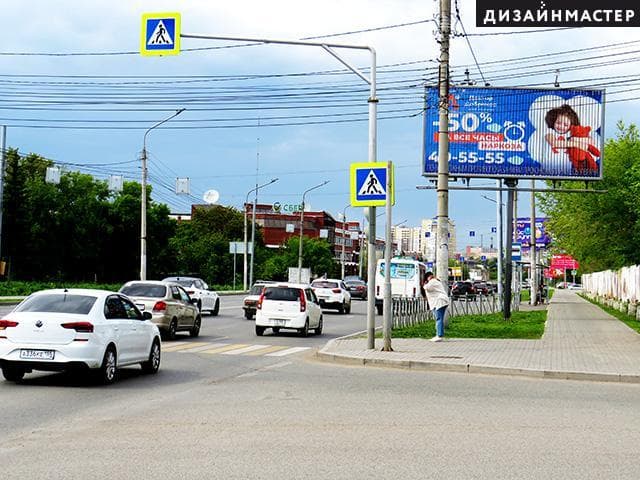 Омск. Жукова, ул., Лермонтова, ул., ГКБ №4, сторона А1