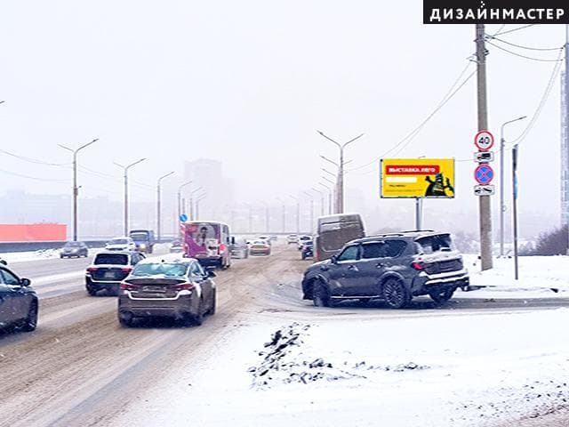 Омск. Жукова ул., Подгорная ул. Омская ул., сторона А1