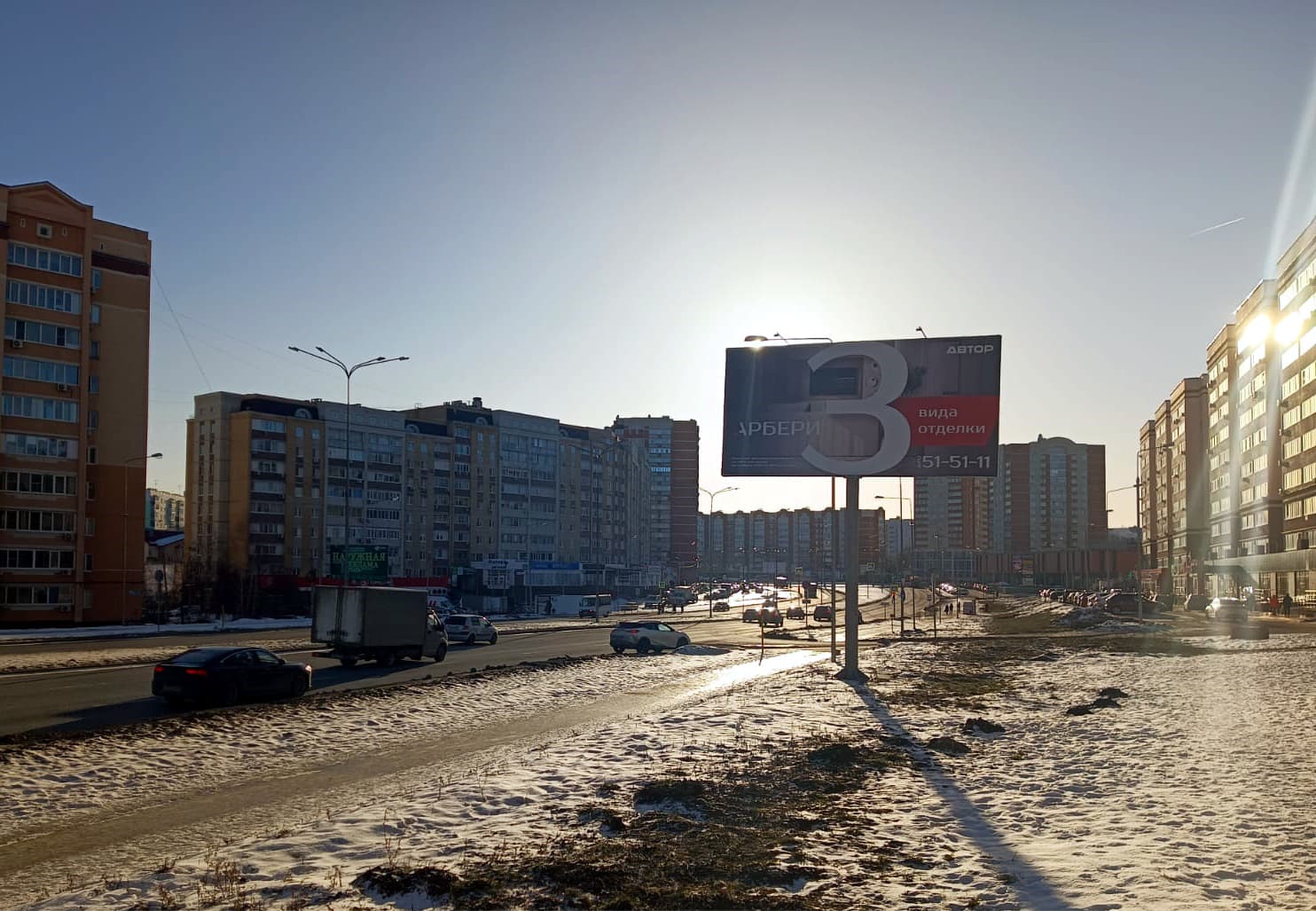 Реклама 3x6 по адресу Ладожская ул. 124