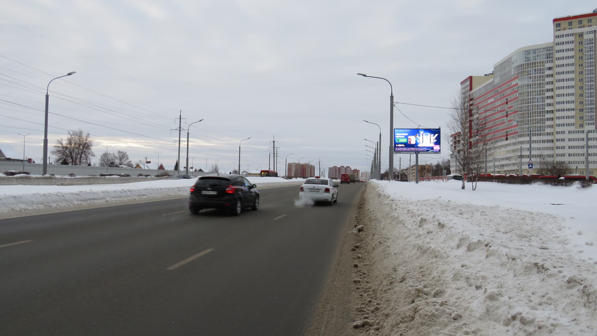 Пермь. Старцева ул. (Пушкарская ул. 138 а/с "Брайт Парк"), сторона А1