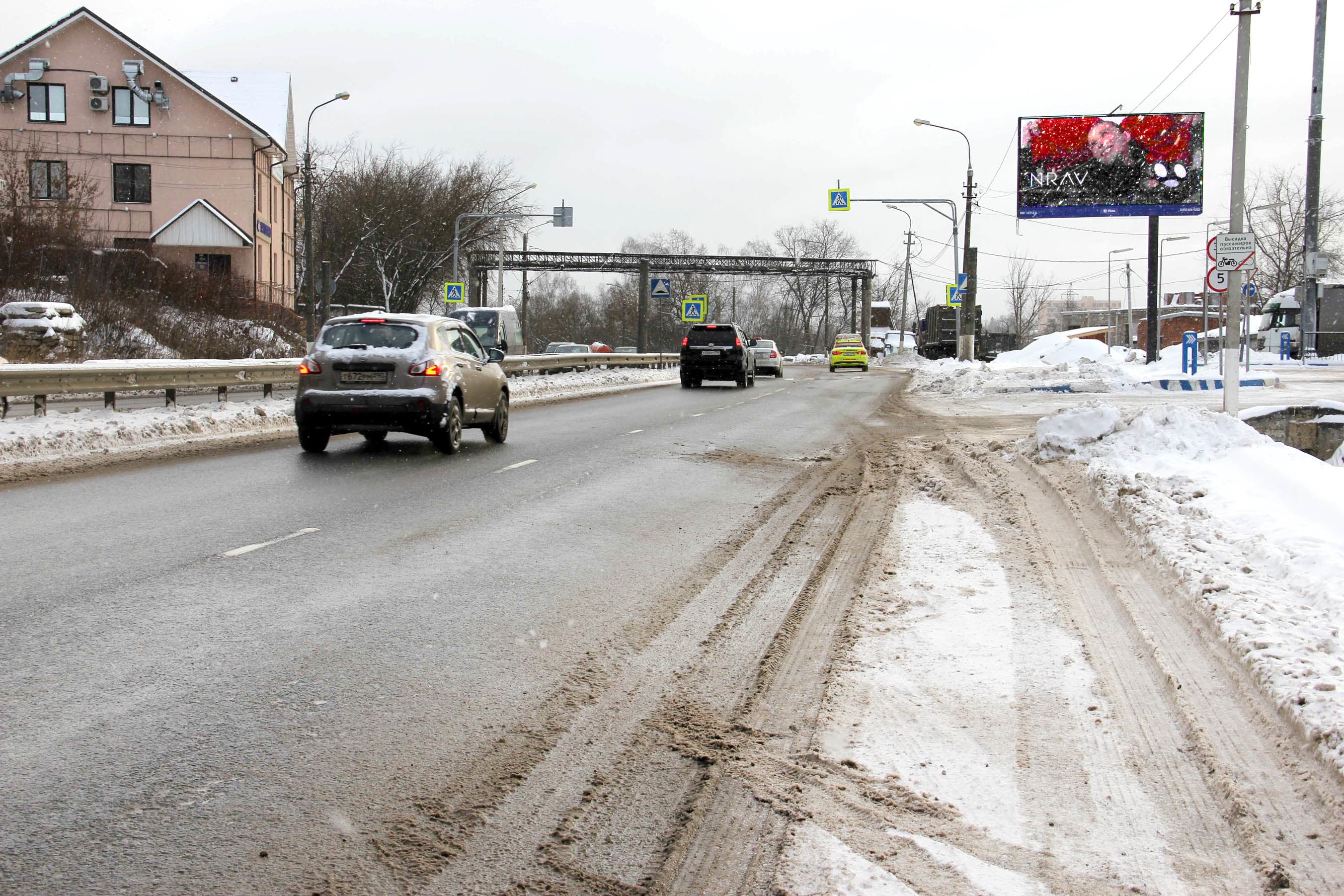 Реклама 3x6 по адресу Акуловское ш.  6А по ул. Учинская напротив
