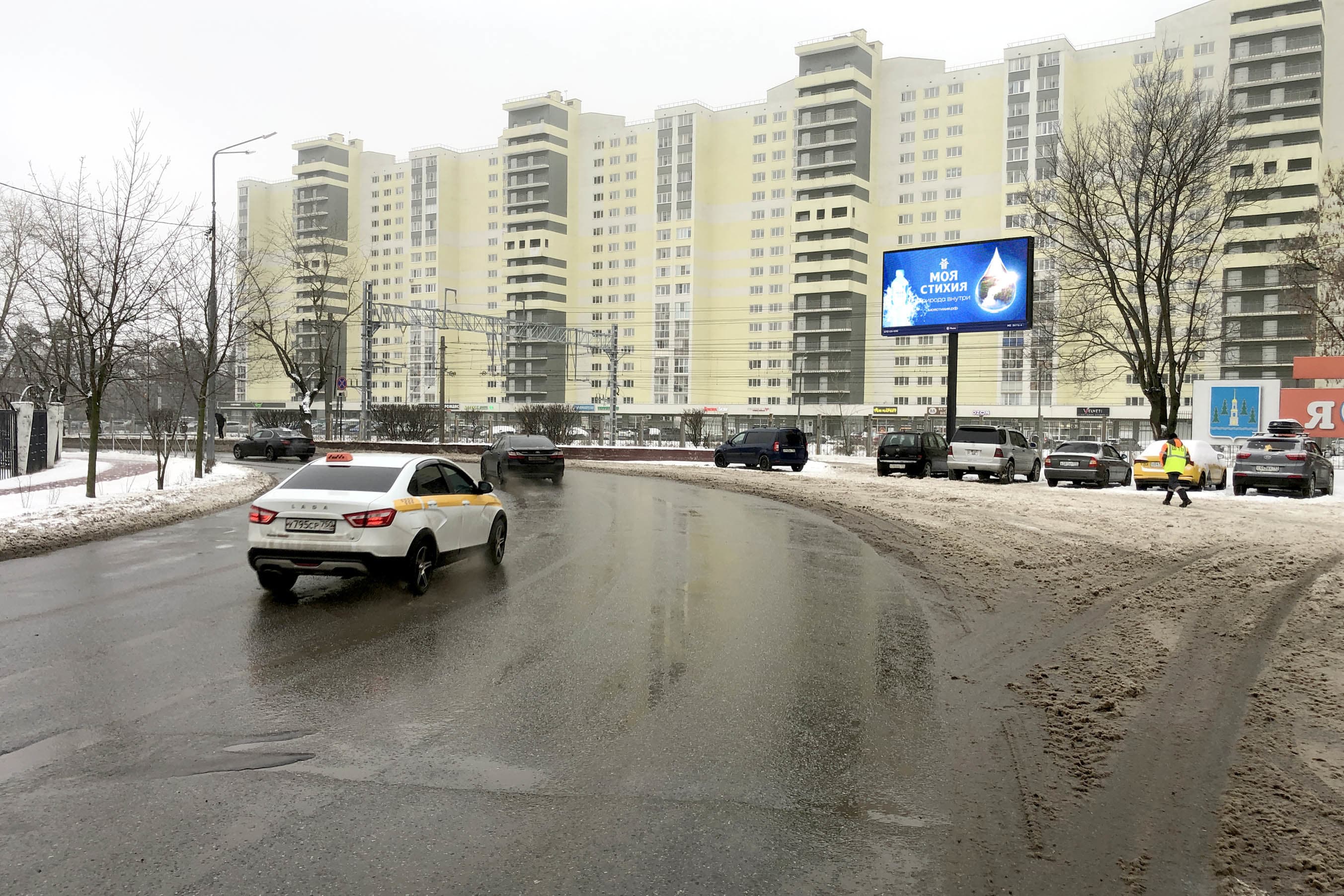 Реклама 3x6 по адресу Спортивный проезд-Фабричная, слева