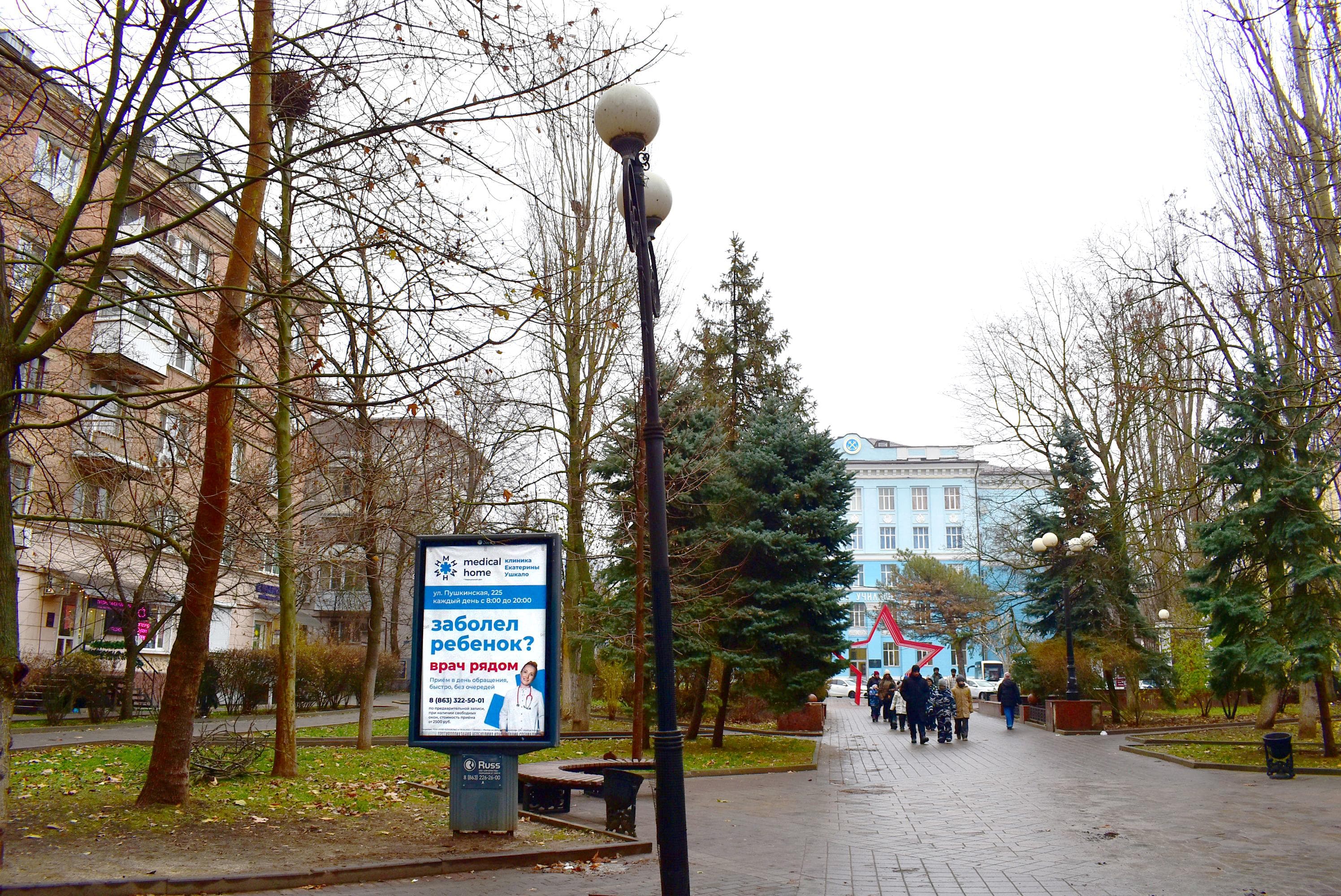 Ростов-на-Дону. Пушкинская ул. 243 (через дорогу), сторона А