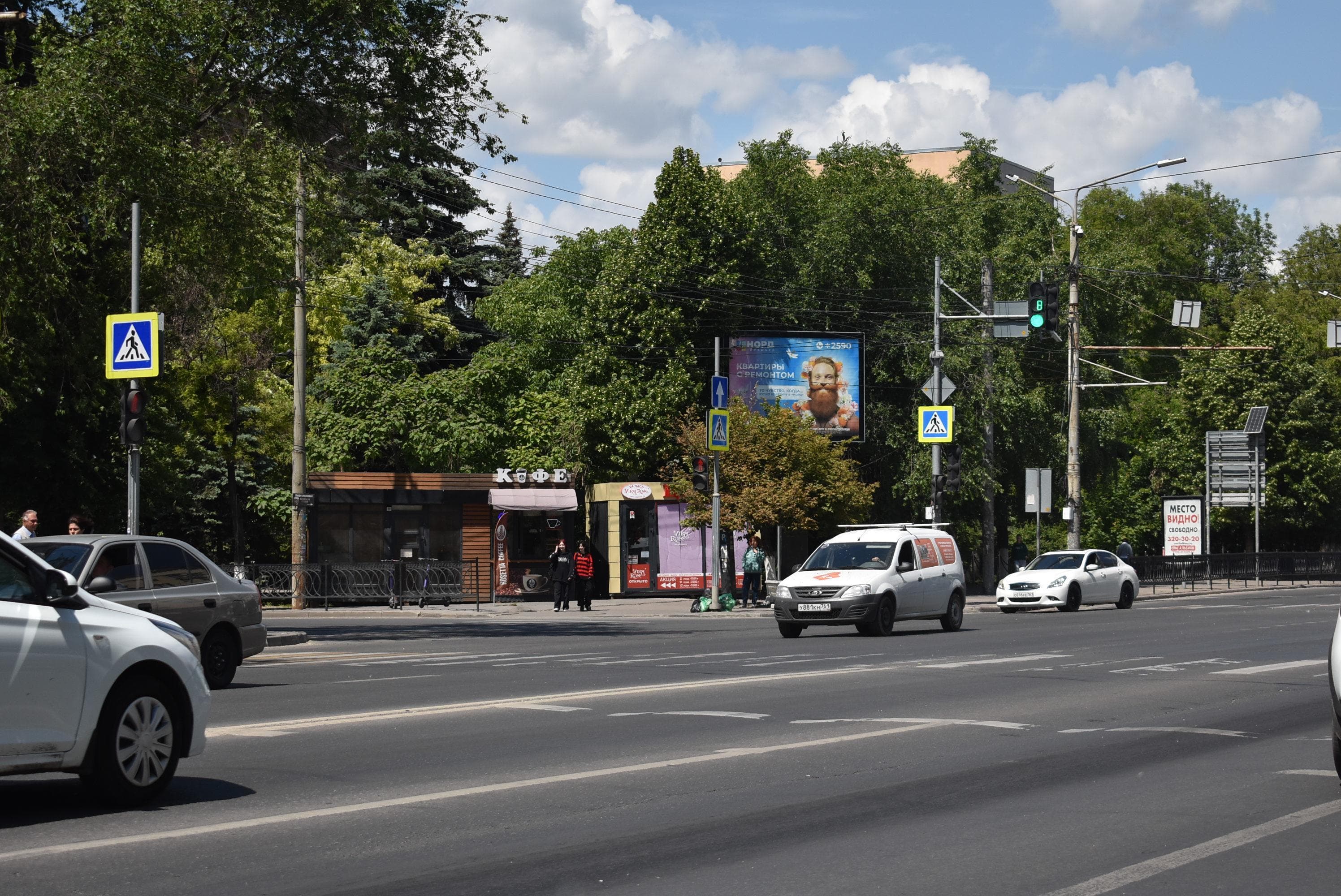 Реклама 2.7x3.7 по адресу Буденновский, 99 - ул. Текучева