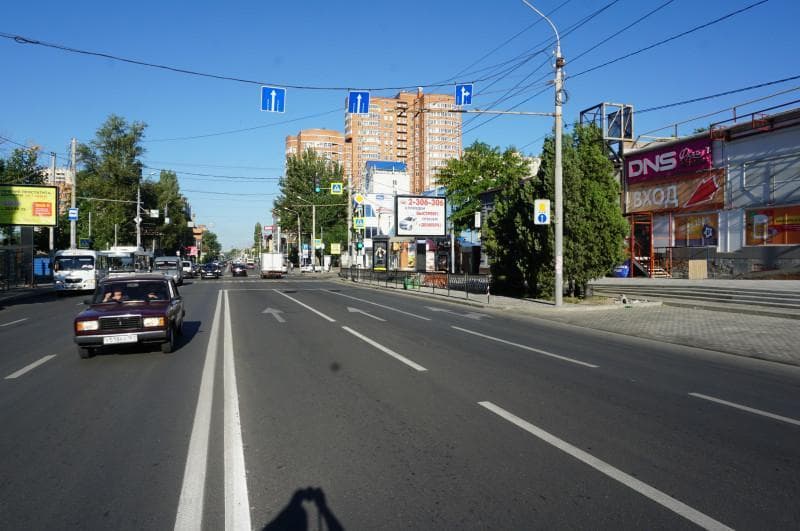 Реклама 2.7x3.7 по адресу Красноармейская, 157 - пер. Крепостной