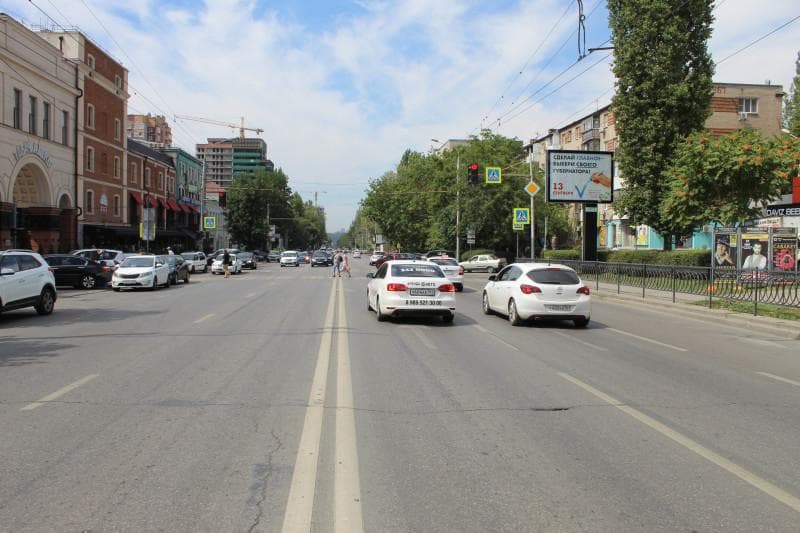 Реклама 2.7x3.7 по адресу Красноармейская, 63А - пер. Газетный 