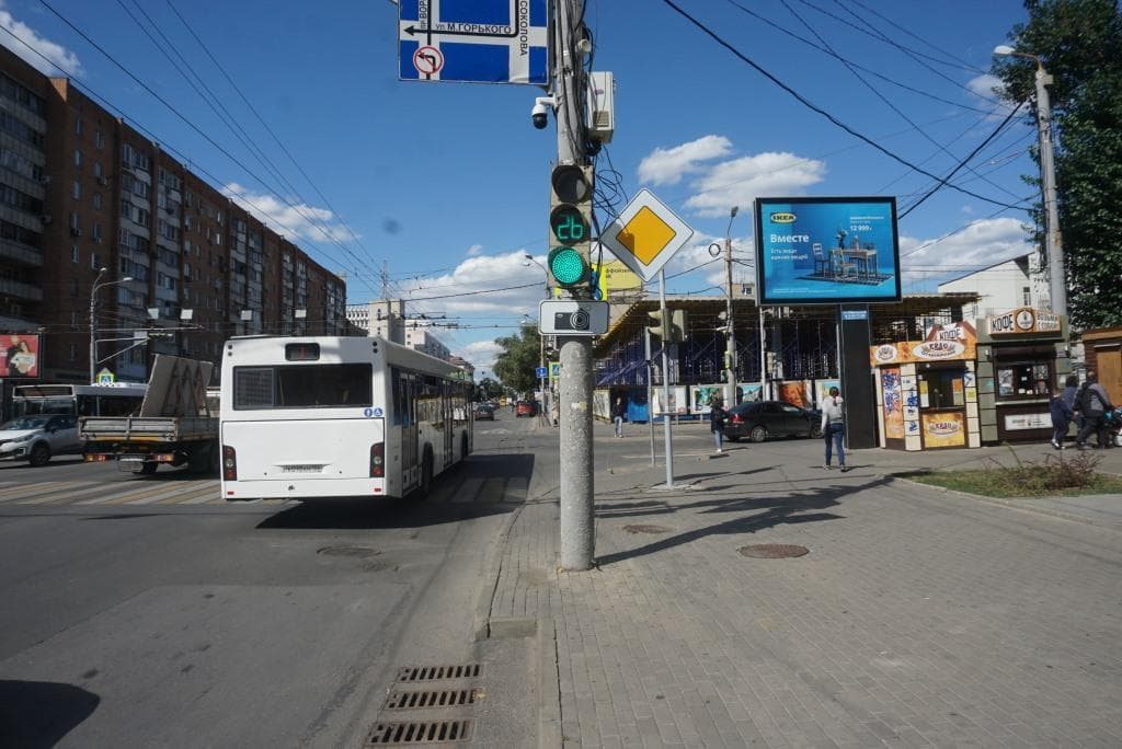 Реклама 2.7x3.7 по адресу М. Горького, 128 - пр. Ворошиловский