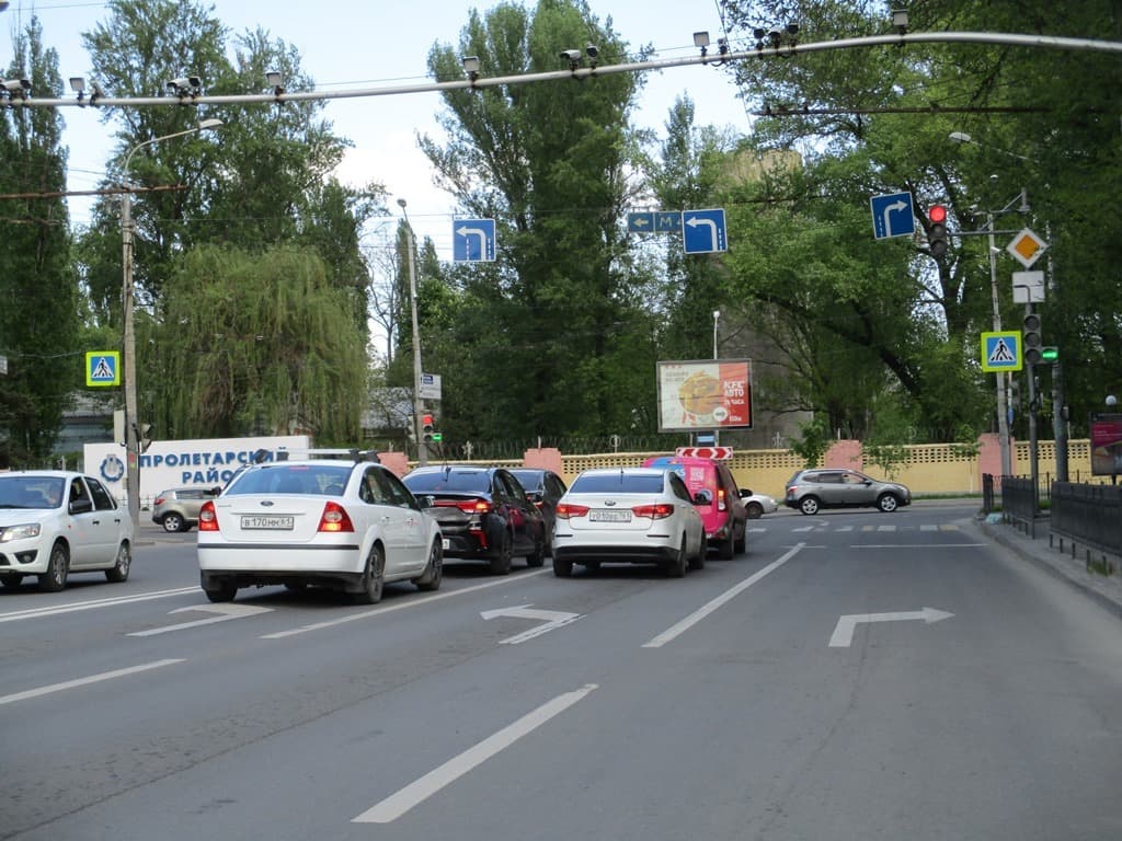 Реклама 2.7x3.7 по адресу Театральный - ул. Красноармейская