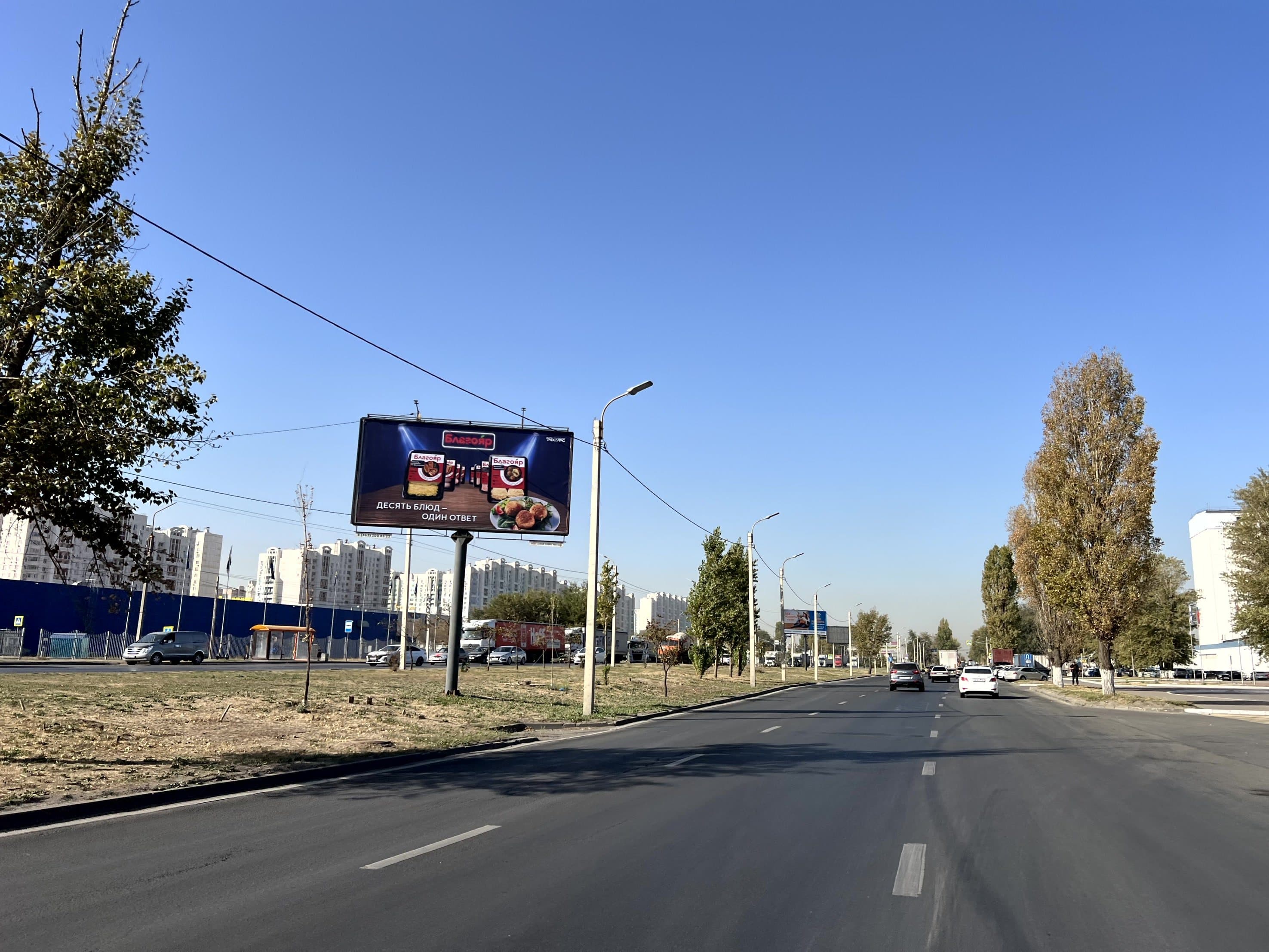 Ростов-на-Дону. Доватора ул. 146Ж (на разд. полосе) на METRO, Leroy Merlin, сторона А