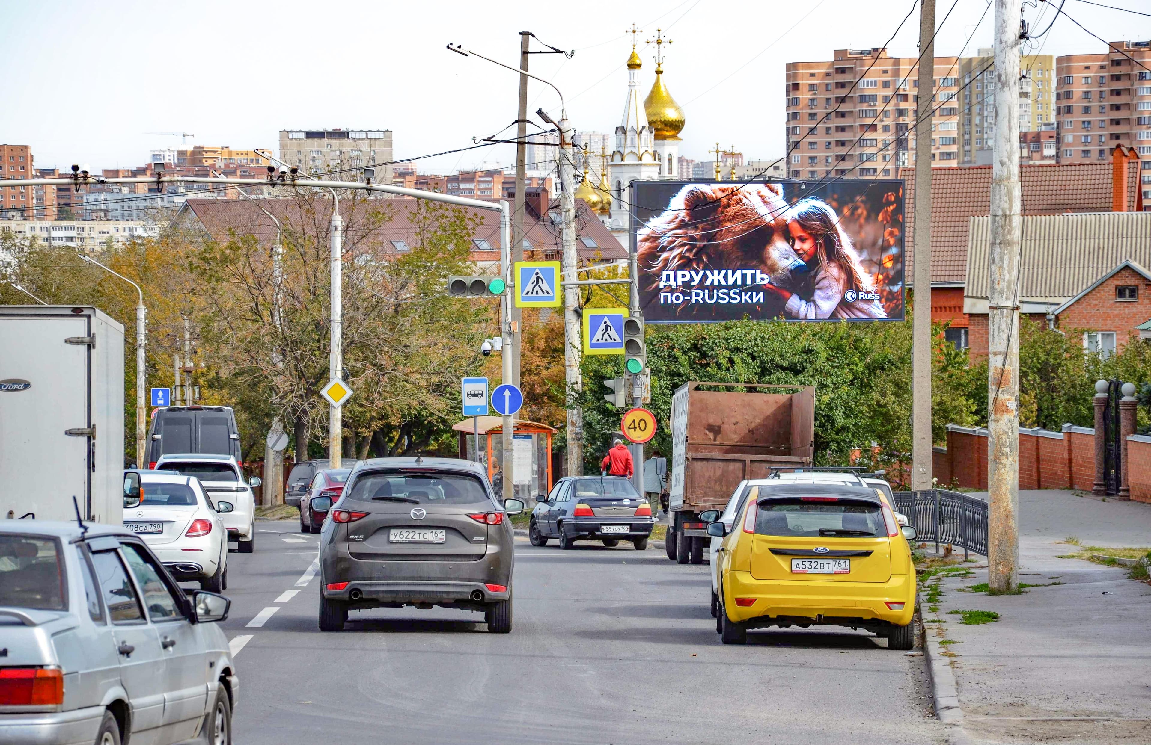 Ростов-на-Дону. Королева пр-кт / Неклиновская 31а (светофор), сторона А1