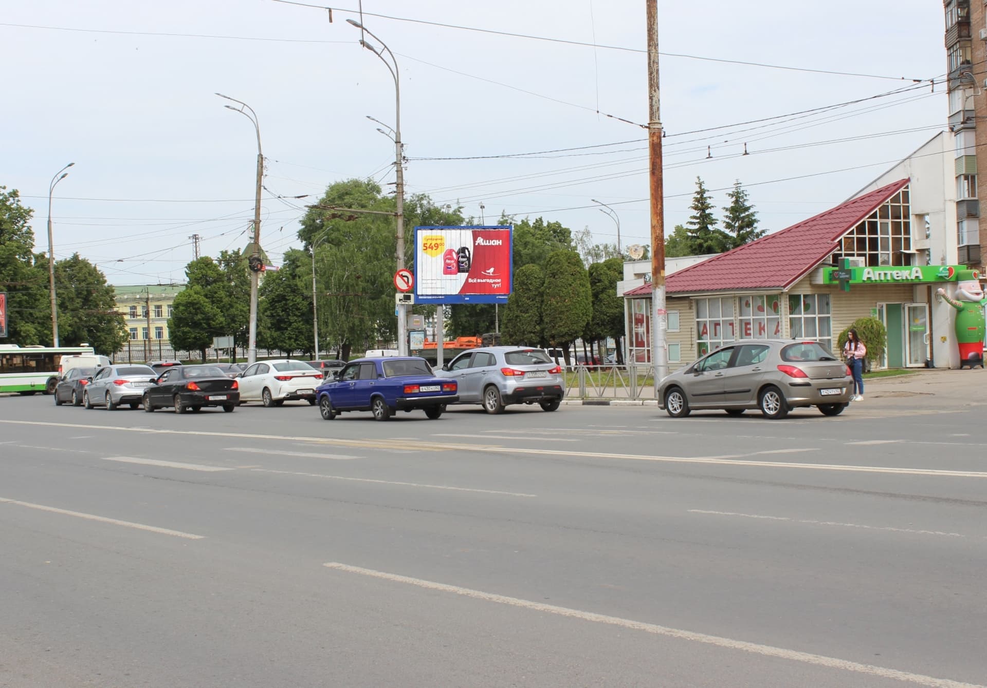 Реклама 2.7x3.7 по адресу Вокзальная ул., д. 105 (ж/д вокзал "Рязань-2")_призма