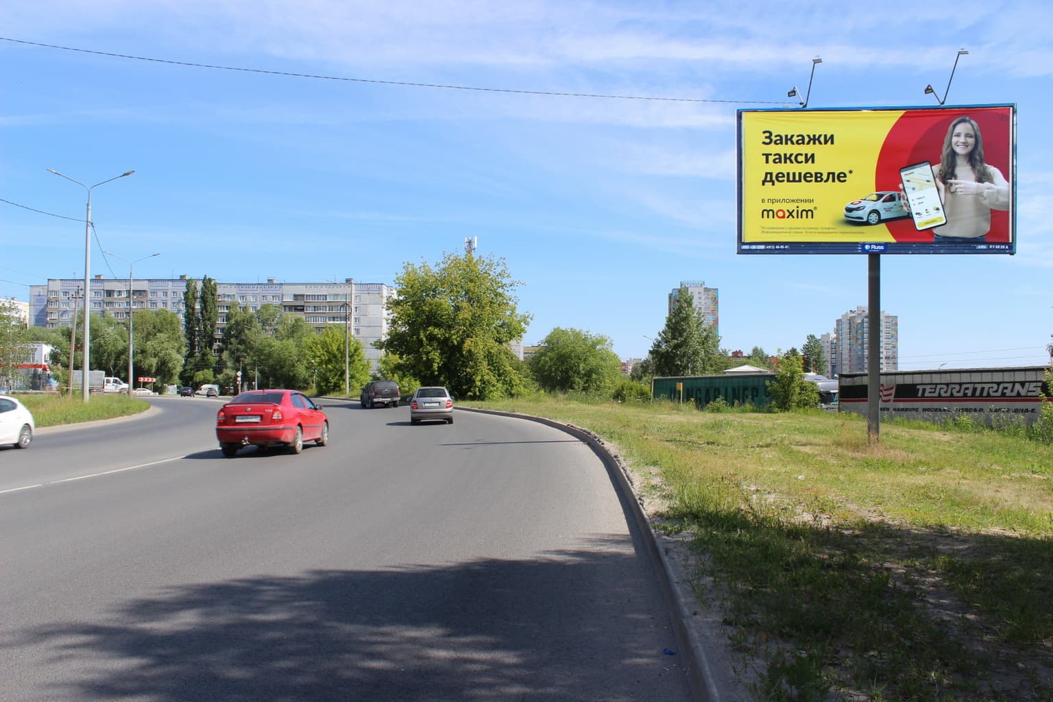 Рязань. Зубковой ул., д. 27 н-в_поз. 2 (направление Гипермаркета "Selgros"), сторона А