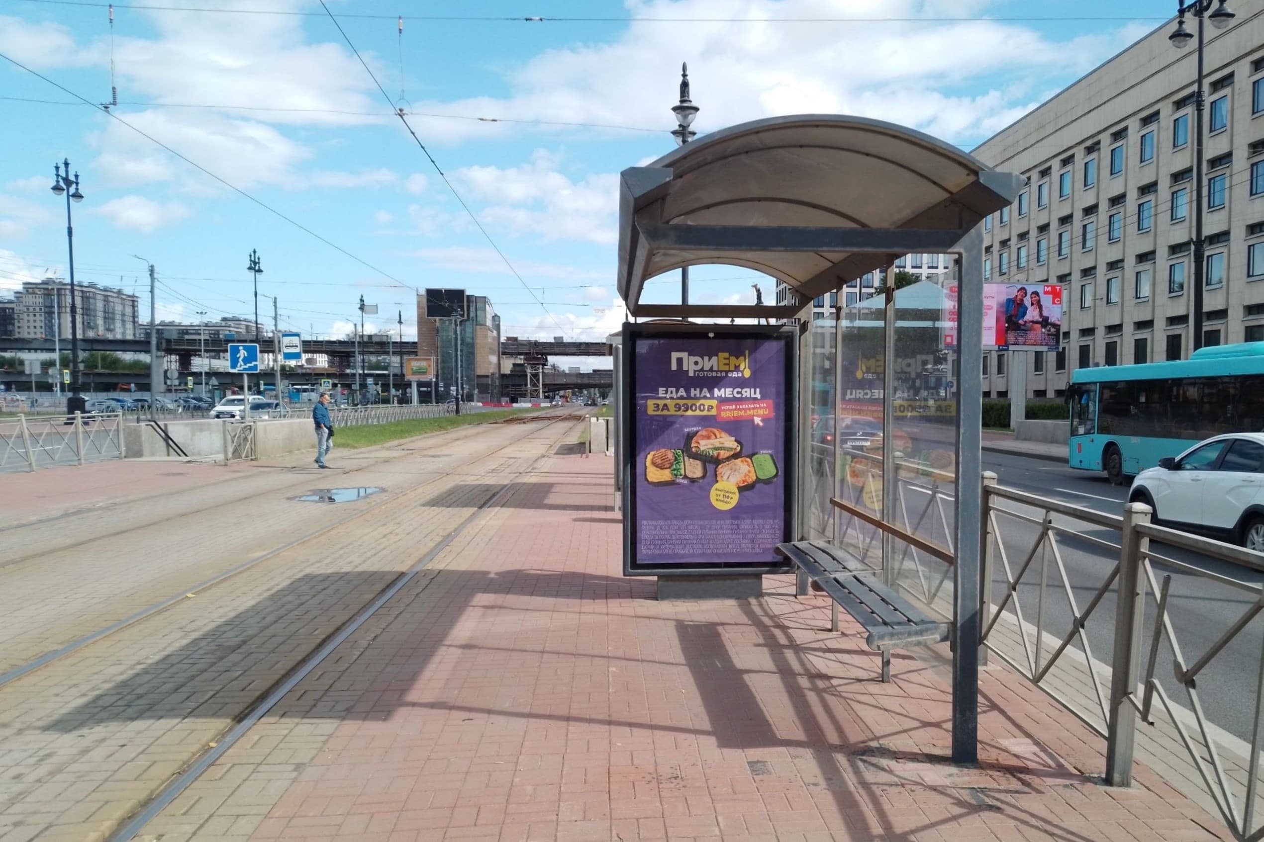 Санкт-Петербург. Московский пр. 139, напротив, уст.1 / ст.м. "Электросила", сторона А