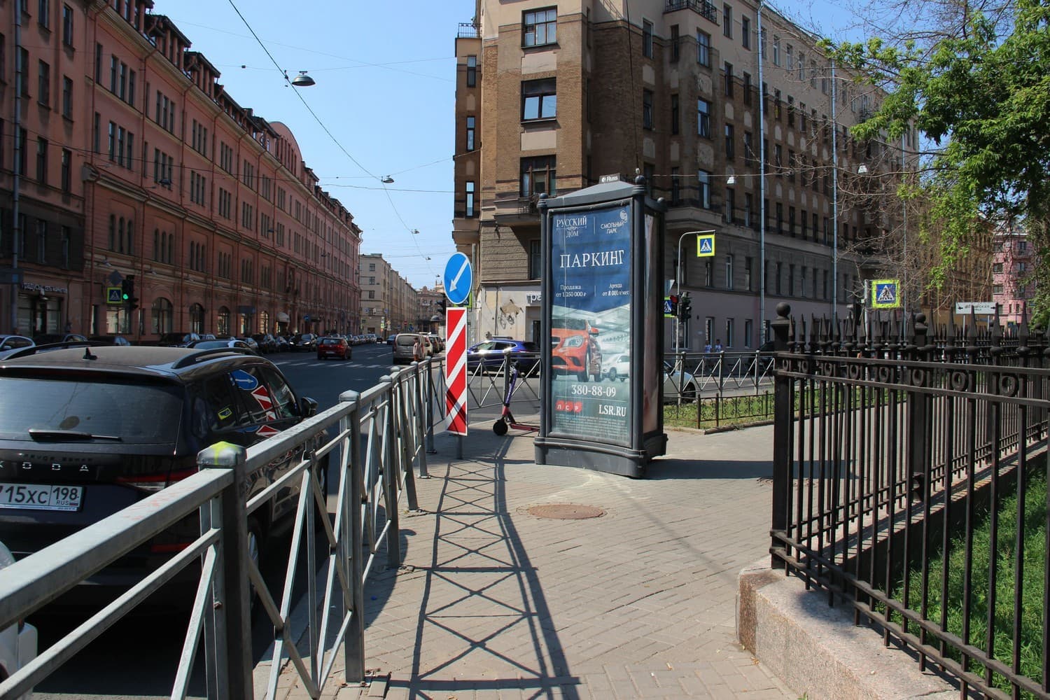 Санкт-Петербург. Бакунина пр. 7, напротив / 3-я Советская ул., сторона А