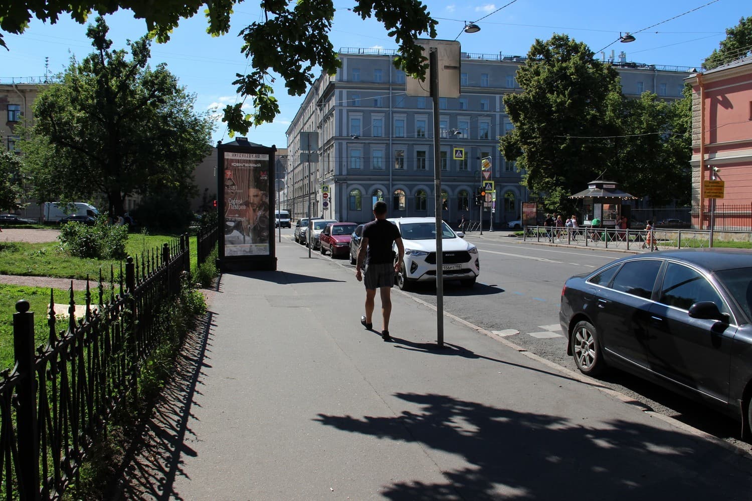 Реклама 1.4x3 по адресу Греческий пр. 1а / 2-ая Советская ул.