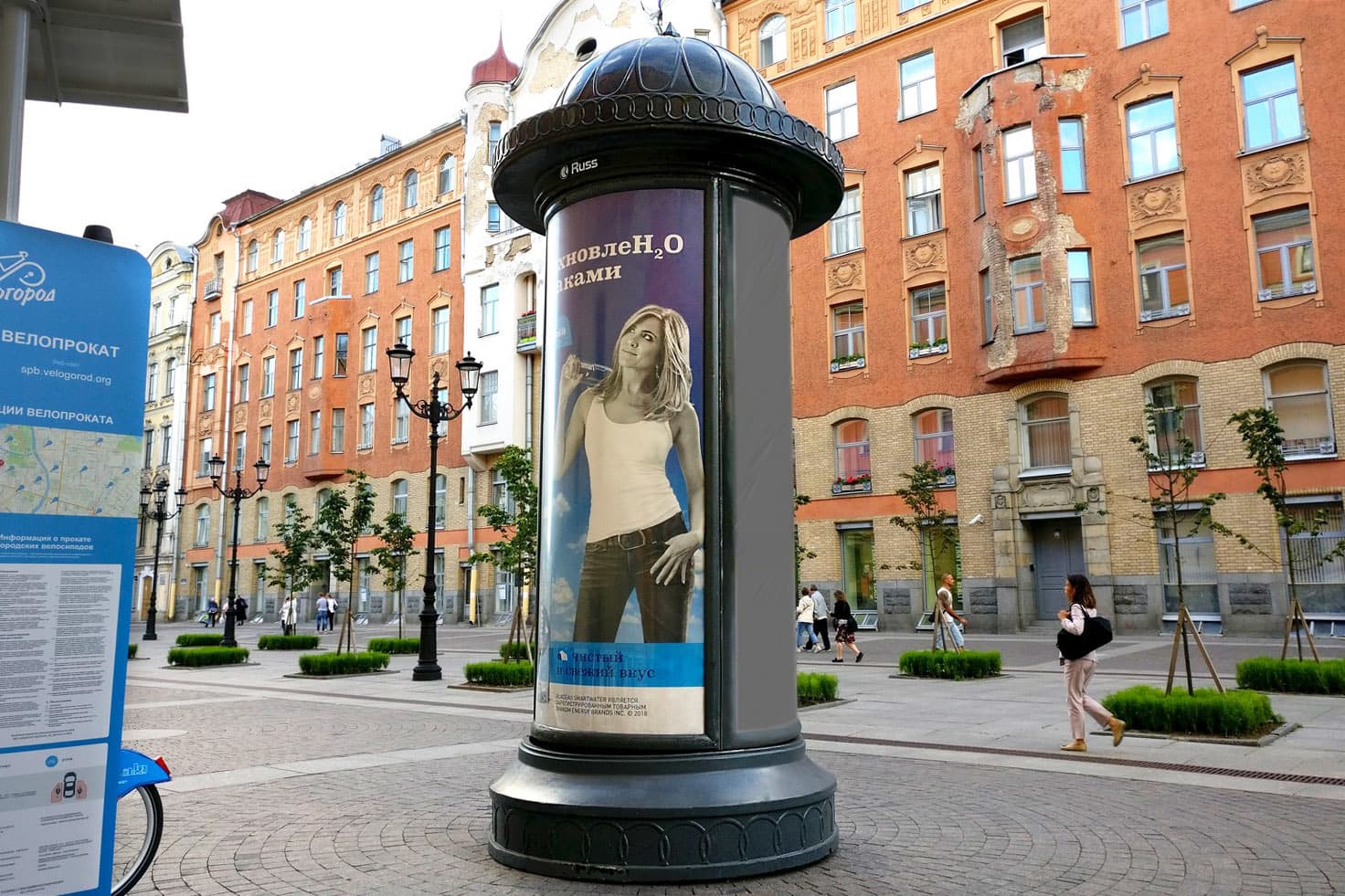 Реклама 1.4x3 по адресу Малая Конюшенная ул. 4