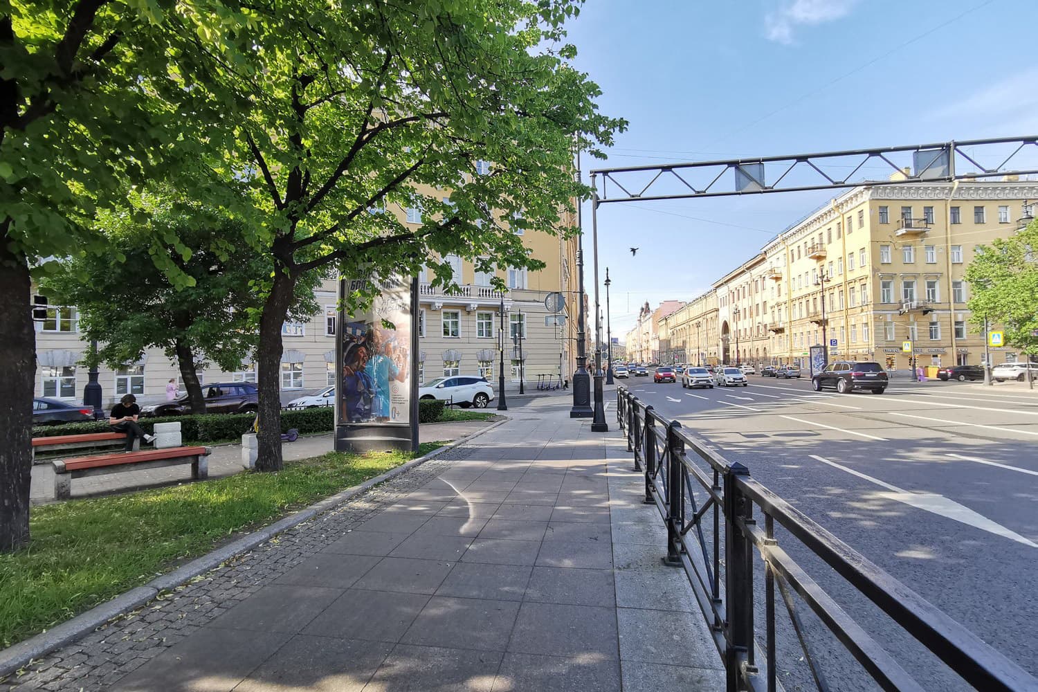 Санкт-Петербург. Московский пр. 15 / Обуховская пл., сквер, сторона Б