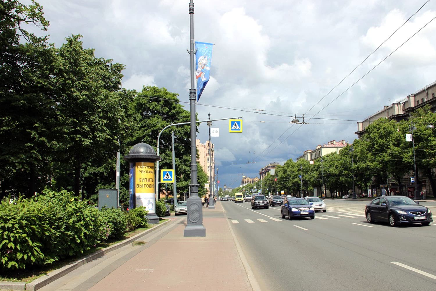 Санкт-Петербург. Московский пр. 97 / Детский пер., сторона Б