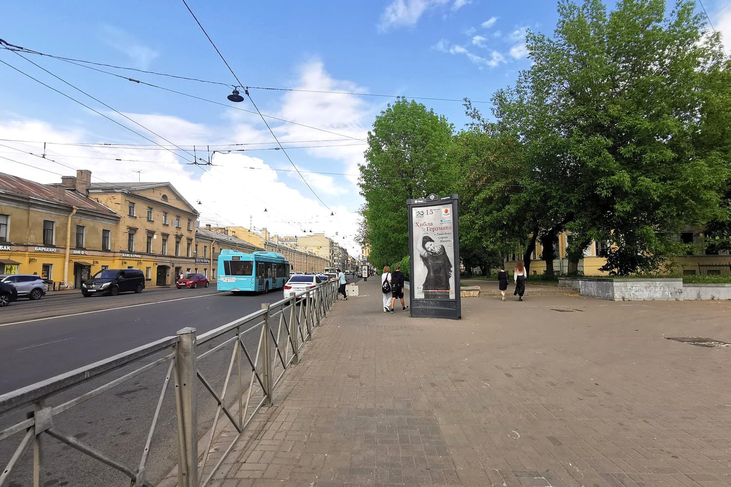 Санкт-Петербург. Загородный проспект  39 напротив, (светофор, "ТЮЗ"), сторона А