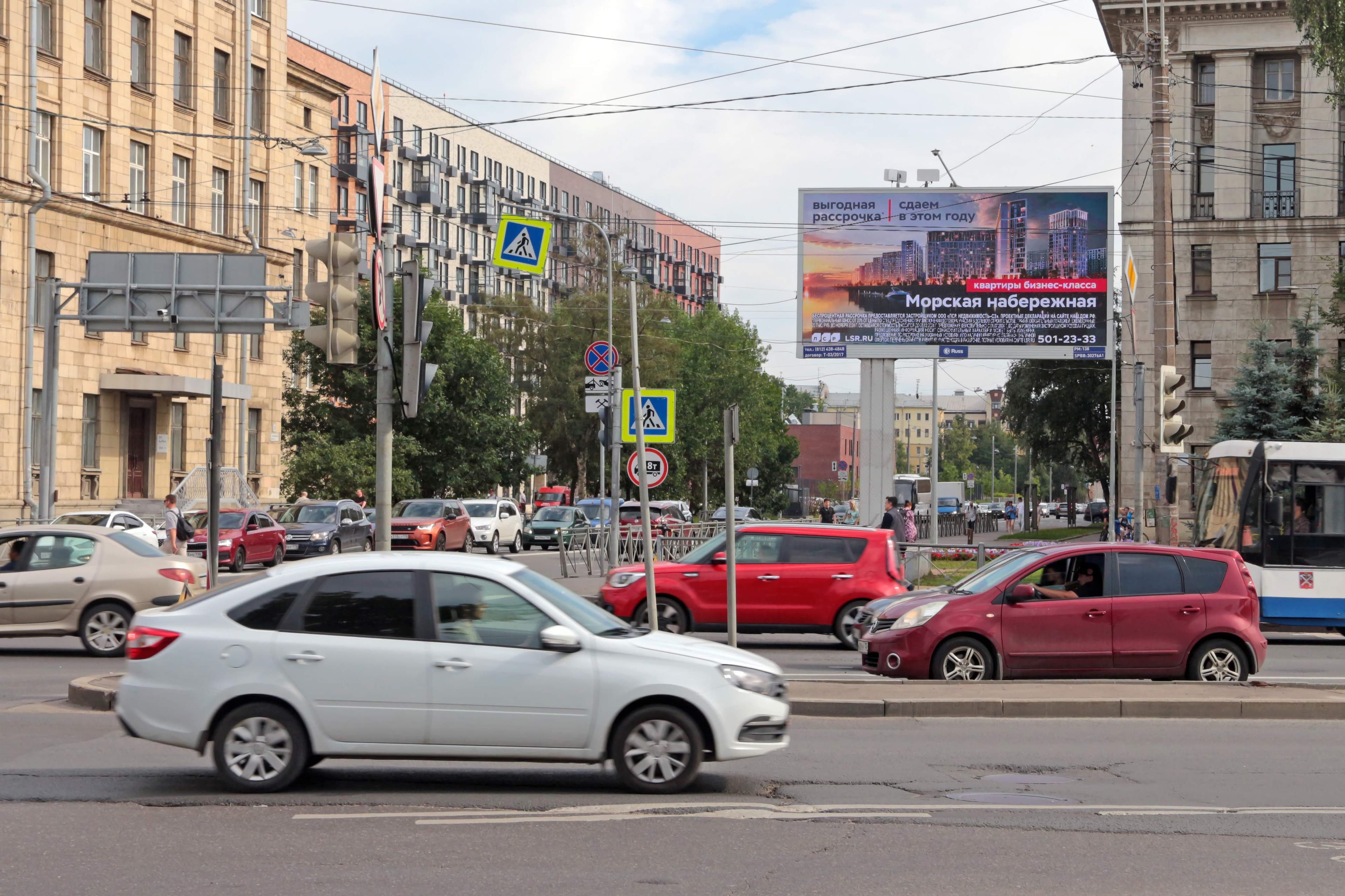 Санкт-Петербург. Б. Сампсониевский пр., 76 / Кантемировская ул. DIGITAL, сторона А1