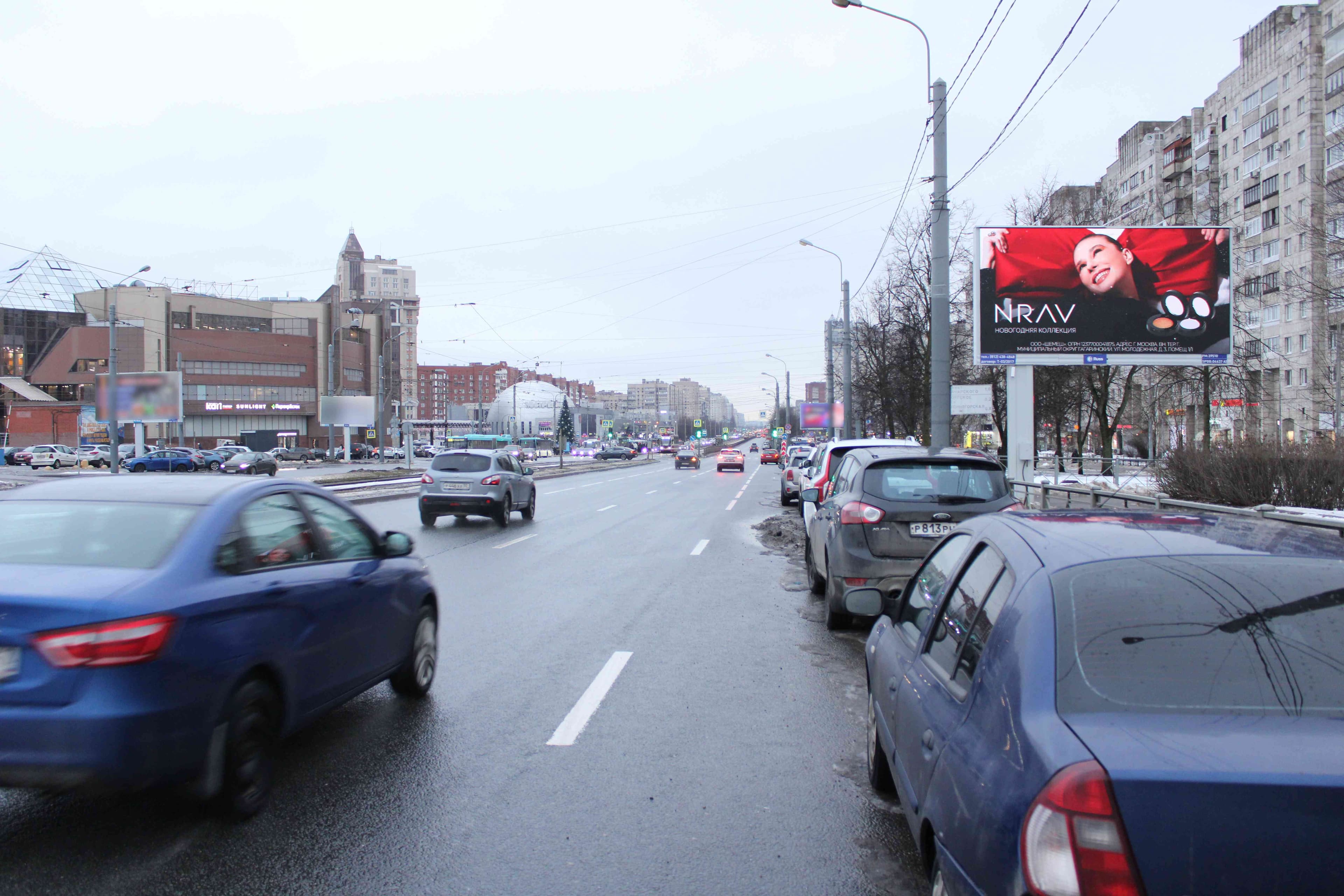 Санкт-Петербург. Энгельса пр. 111 к.1 / Сикейроса ул. (из центра), сторона А1