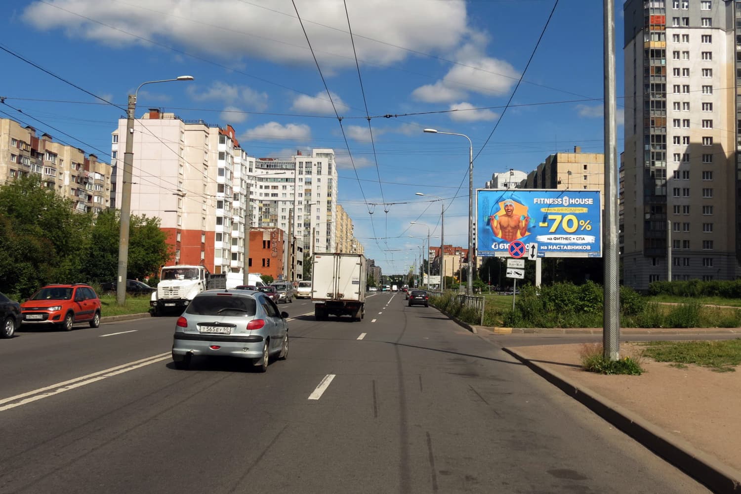 Санкт-Петербург. Энтузиастов пр. 33 к.1 / Осипенко ул. (из центра), сторона А