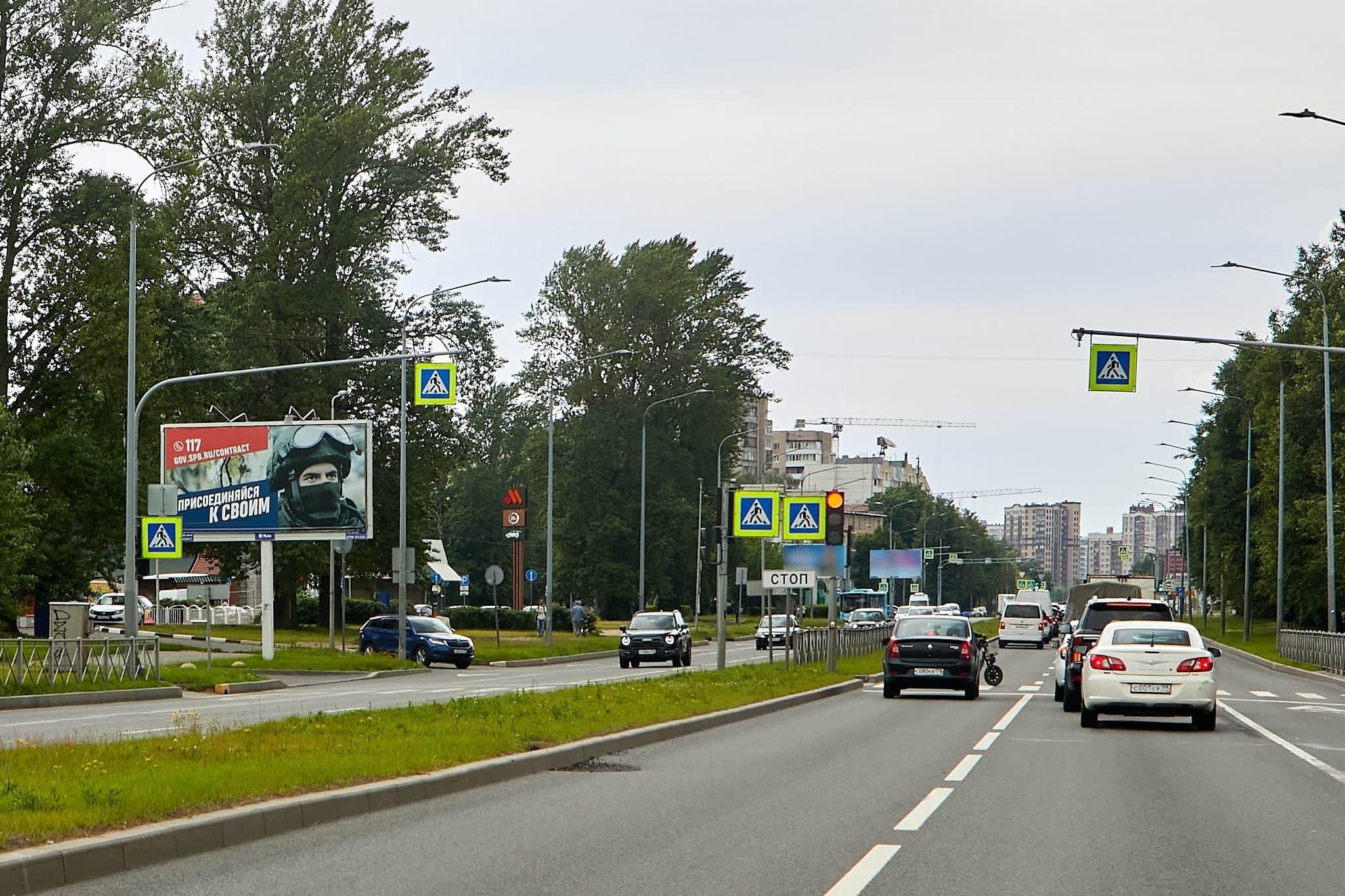 Санкт-Петербург. Маршала Блюхера пр., д. 41, сторона Б1
