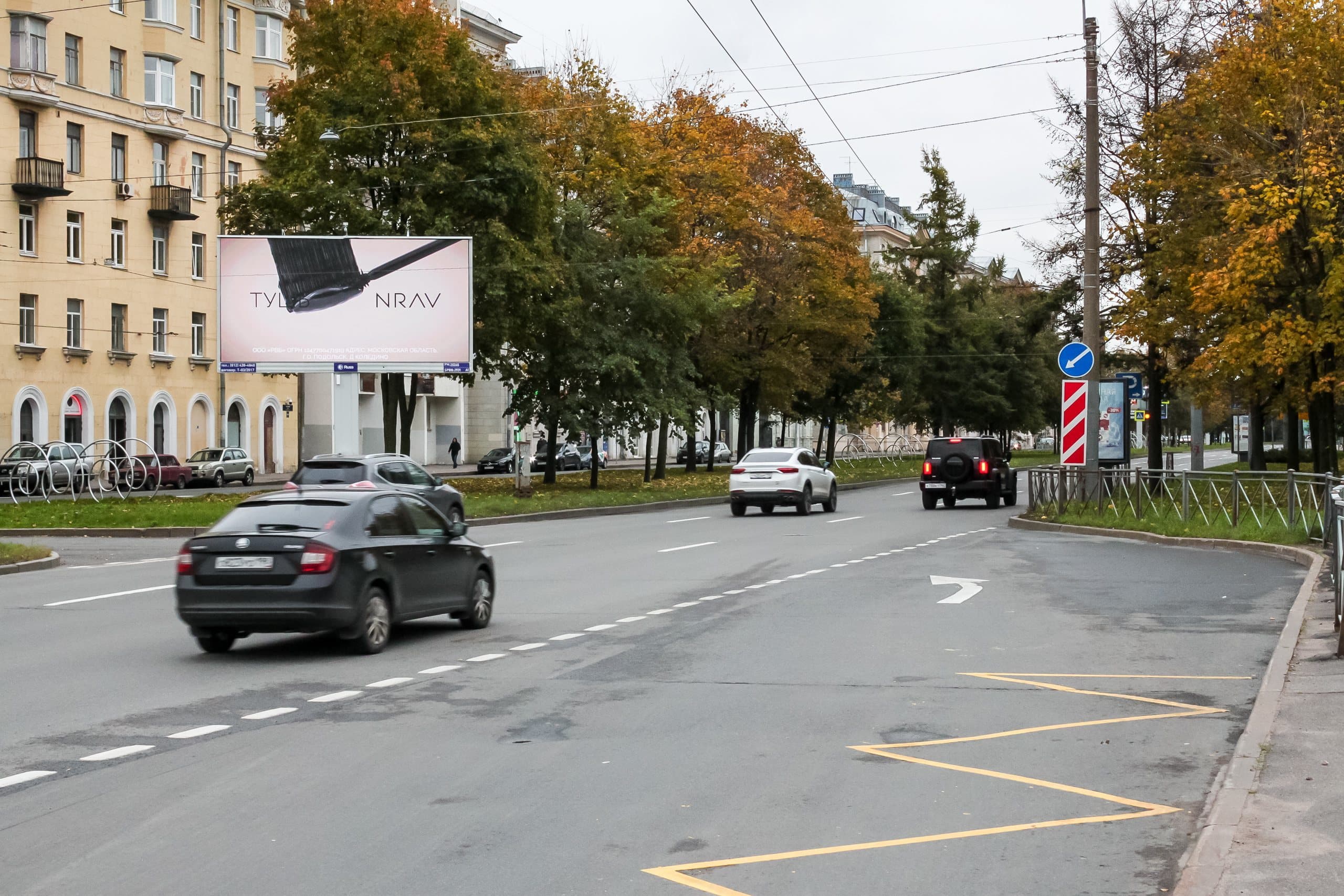 Санкт-Петербург. Наличная ул. 15 (р/п к Большому пр. В.О.), сторона А1