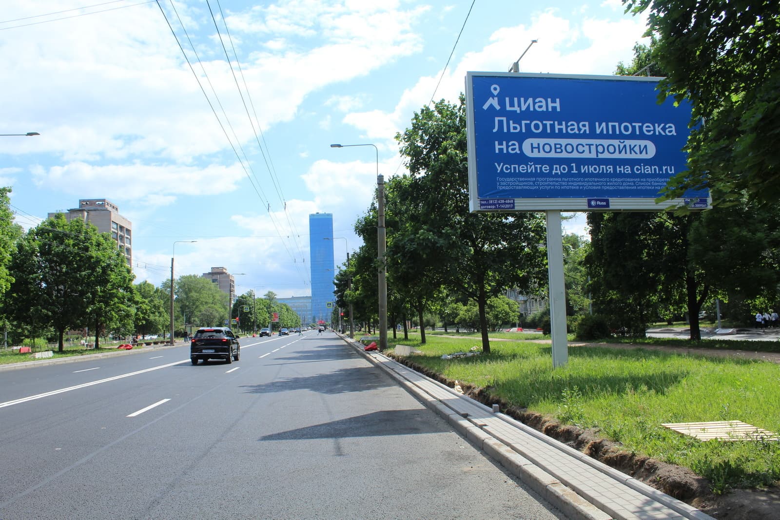 Санкт-Петербург. Новоизмайловский пр., 67, к. 2 (обзор ограничен), сторона А1